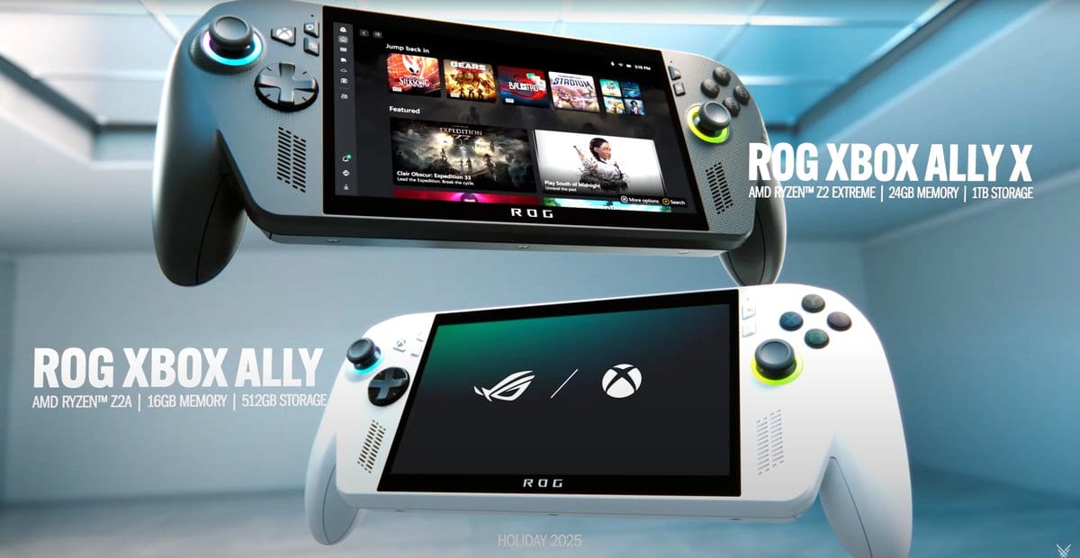 Xbox and ASUS Launch New Handheld Gaming Consoles